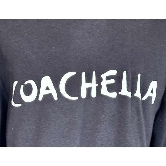 H&M X Coachella Festival Full Zip Hoodie Jacket‎ Small Black Music Goth Grunge - Picture 7 of 11